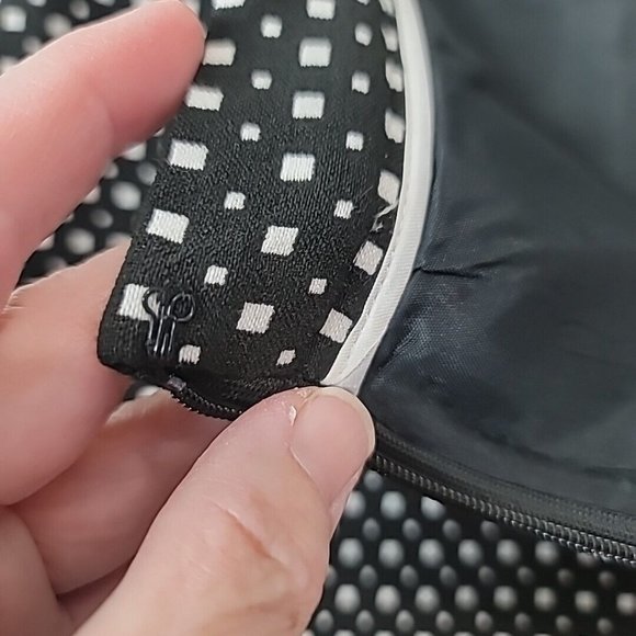 NWT Anne Klein Straight Pencil Skirt Black Geometric Pattern Women's Size 8 - Picture 6 of 16